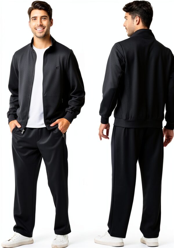 Trainingsanzug Herren Polyester Bequem Atmungsaktiv-5