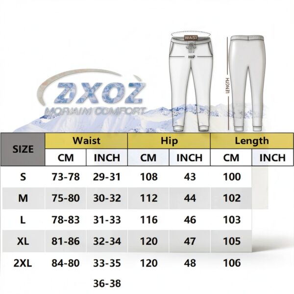 ZOXOZ Jogginghose Herren Baumwolle elastisch Taschen-5