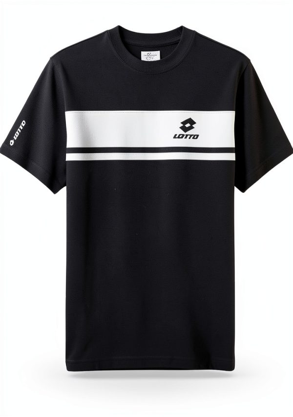 Lotto Herren T-Shirt Baumwolle Blau Sport Freizeit