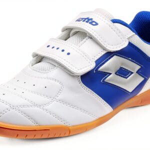 Lotto Sportschuhe Unisex Kinder Kunstleder Weiß Blau-0