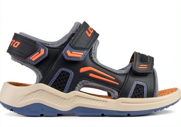 Lotto Klettsandale Jungen bequem gepolstert Navy Midblue-0