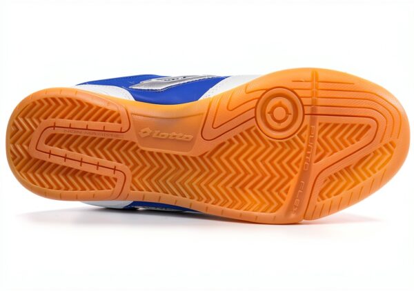 Lotto Sportschuhe Unisex Kinder Kunstleder Weiß Blau-3