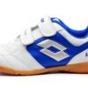 Lotto Sportschuhe Unisex Kinder Kunstleder Weiß Blau-6