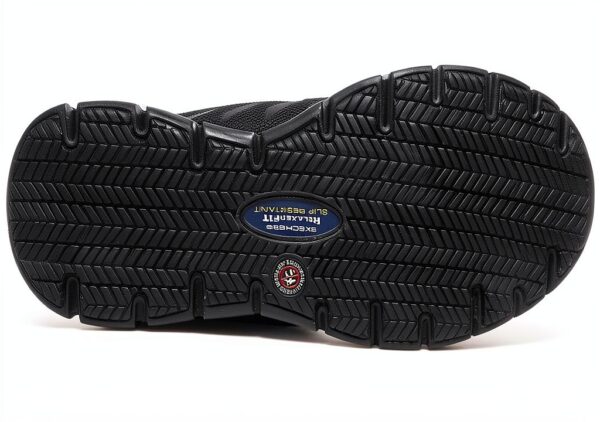 Skechers Sneaker Damen Leder Memory Foam Bequem-5