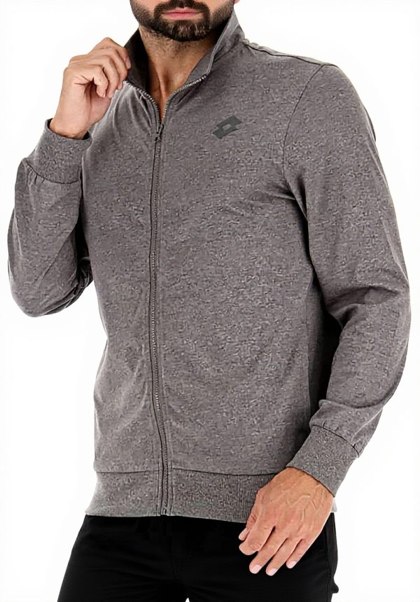 Lotto Herren Strickjacke Reißverschluss Baumwolle Grau S
