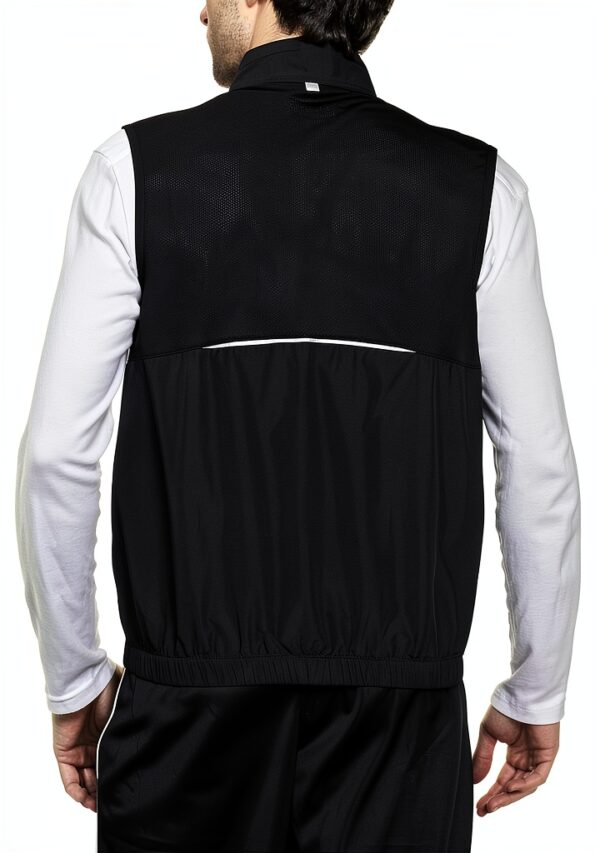 Lotto Sport Herrenjacke microft ciré leicht tailiert Schwarz-1