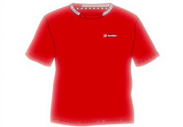 Lotto T-Shirt Herren XL rot Baumwolle Freizeit Sport