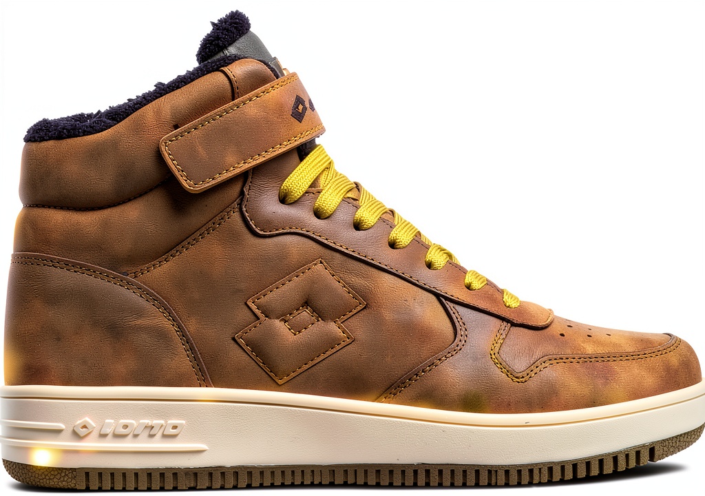 Lotto PALIOT FUR Sneaker in Olive Black auf urbanem Boden