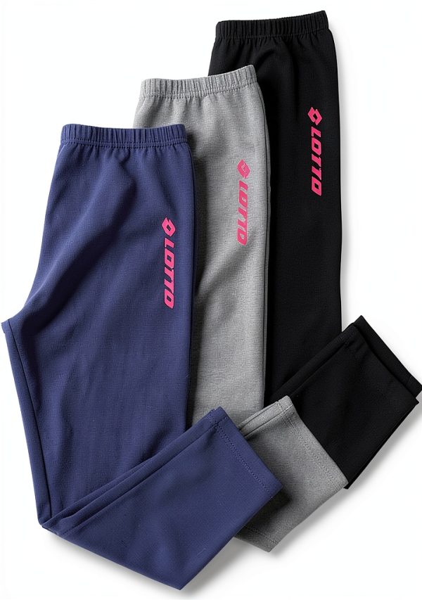 Lotto Leggings Capri LA1011 elastische Baumwolle Damen Sport