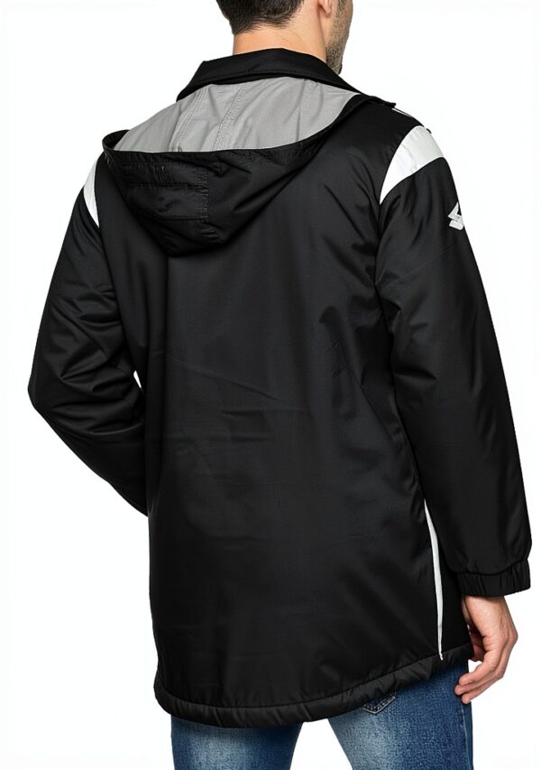 Lotto Sport Herrenjacke Polyamid Nylon Schwarz Weiß-2