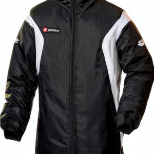 Lotto Sport Herrenjacke Polyamid Nylon Schwarz Weiß-0