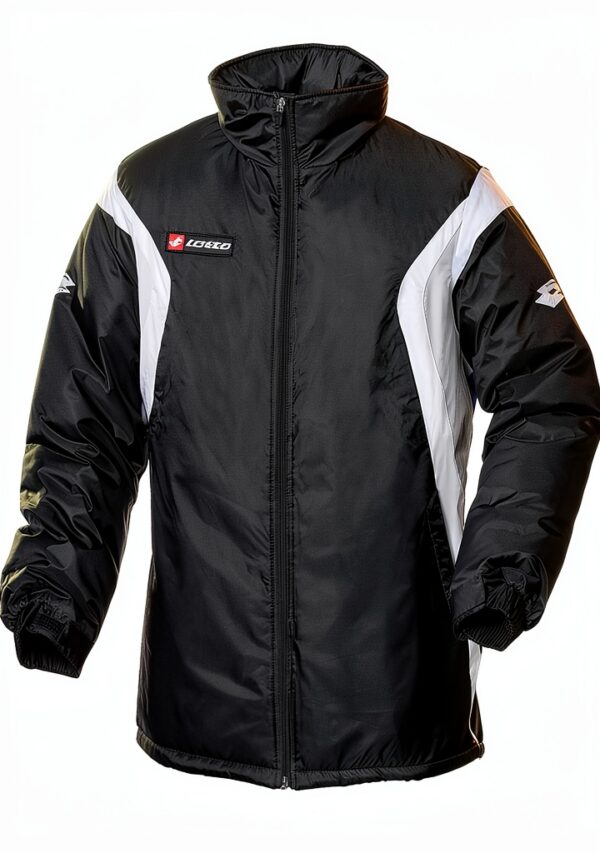 Lotto Sport Herrenjacke Polyamid Nylon Schwarz Weiß-0