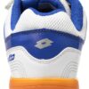Lotto Sportschuhe Unisex Kinder Kunstleder Weiß Blau-2