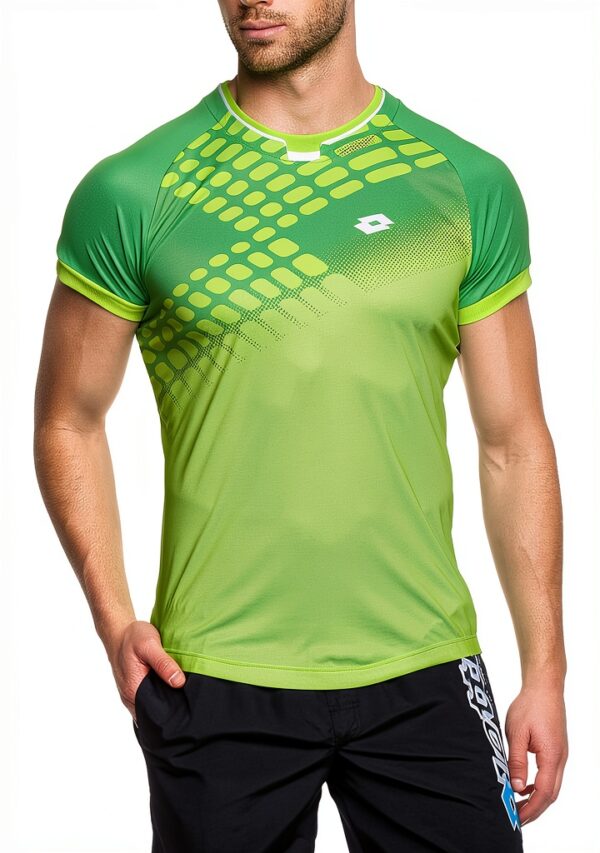 Lotto Sport Herren Slim Fit Polyester Interlock Shirt-0