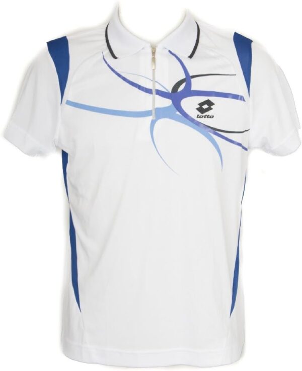 LOTTO Herren Polo T-Shirt Kurzarm Sport Tennis Weiß-1