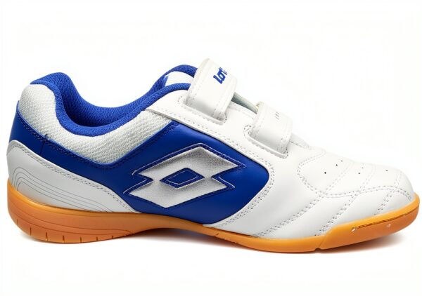 Lotto Sportschuhe Unisex Kinder Kunstleder Weiß Blau-5