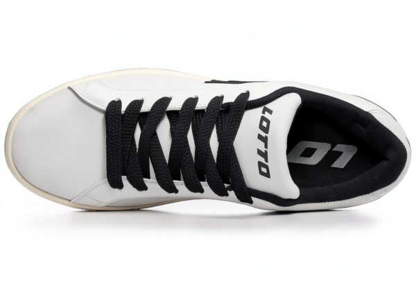 Lotto Sneaker Y2K Look Unisex Schuhe Schwarz Weiß Grau-4