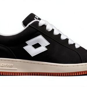 Lotto Sneaker Y2K Look Unisex Schuhe Schwarz Weiß Grau-0