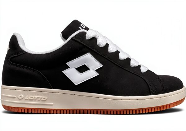 Lotto Sneaker Y2K Look Unisex Schuhe Schwarz Weiß Grau-0