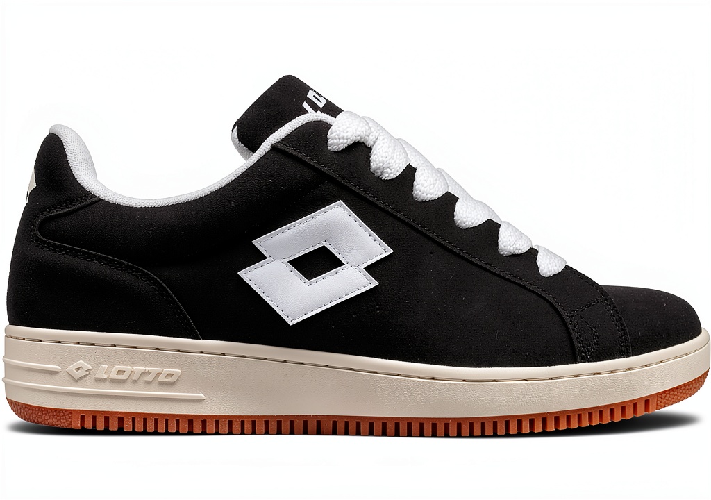Lotto Sneaker im Y2K Design auf grauem Hintergrund