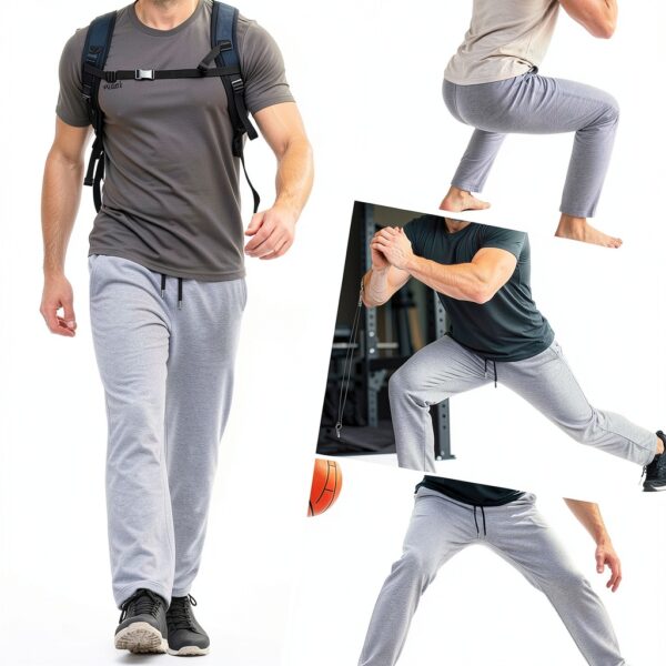 BULLIANT Herren Jogginghose Pillingwiderstand Verstärkte-5