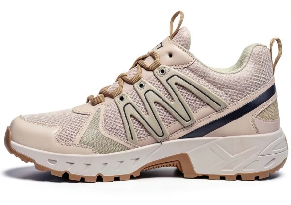 Lotto Sneaker Unisex Trekking Look robuste Sohle Beige Grey-5