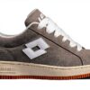 Lotto Sneaker Y2K Look Grau Weiß Zweifarbige Sohle-0