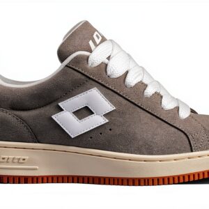 Lotto Sneaker Y2K Look Grau Weiß Zweifarbige Sohle-0