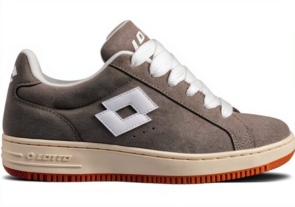 Lotto Sneaker Y2K Look Grau Weiß Zweifarbige Sohle-0