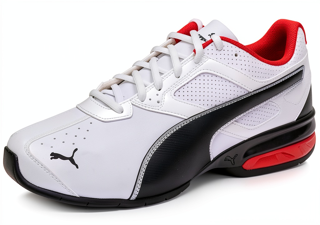 PUMA Herren-Laufschuhe in Aktion auf asphaltierter Straße