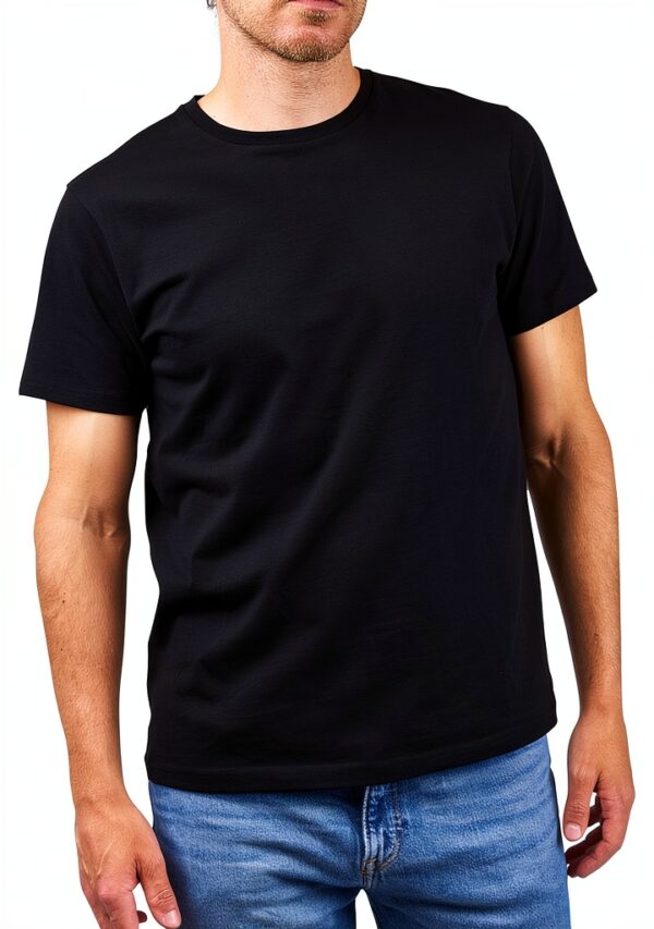 Basic Treasure Herren T-Shirt Baumwolle Vorteilspack Schwarz-1