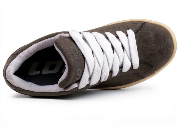 Lotto Sneaker Y2K Look Grau Weiß Zweifarbige Sohle-4