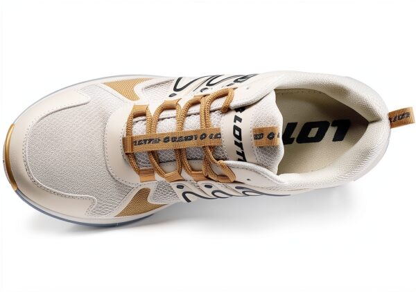 Lotto Sneaker Unisex Trekking Look robuste Sohle Beige Grey-4