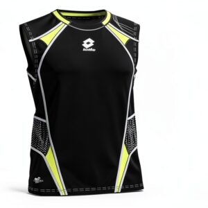 Lotto Muskelshirt Herren nano dry tech Schwarz Multisport-0