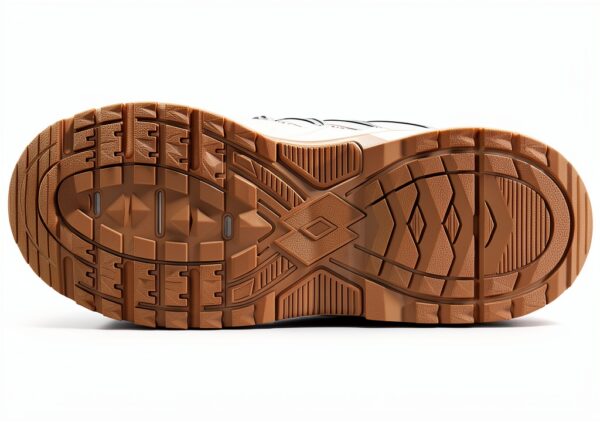 Lotto Sneaker Unisex Trekking Look robuste Sohle Beige Grey-3