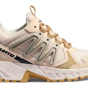Lotto Sneaker Unisex Trekking Look robuste Sohle Beige Grey-0