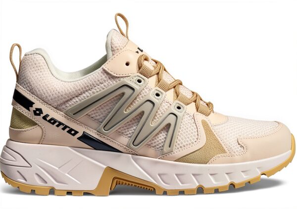 Lotto Sneaker Unisex Trekking Look robuste Sohle Beige Grey-0