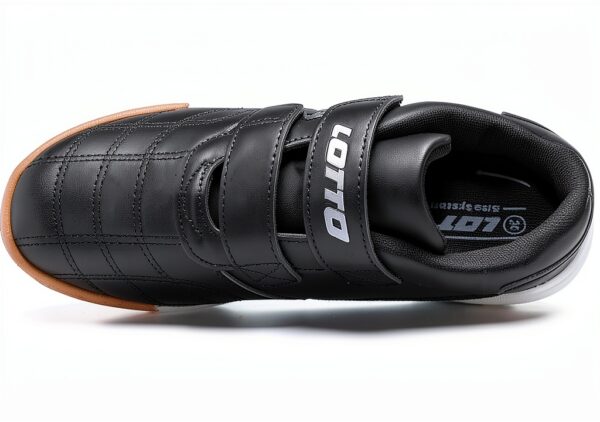 Lotto Sneaker Unisex Kinder Alltagsschuhe Schwarz Gelb-4