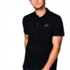 Kappa Herren Poloshirt 2er Set Baumwolle Fit – Weiß Blau Schwarz-2