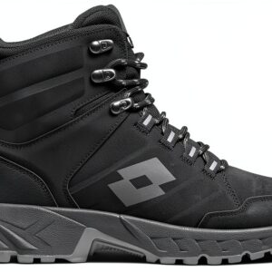 Lotto Winterboots Herren Warmfutter Schwarz Grau-0