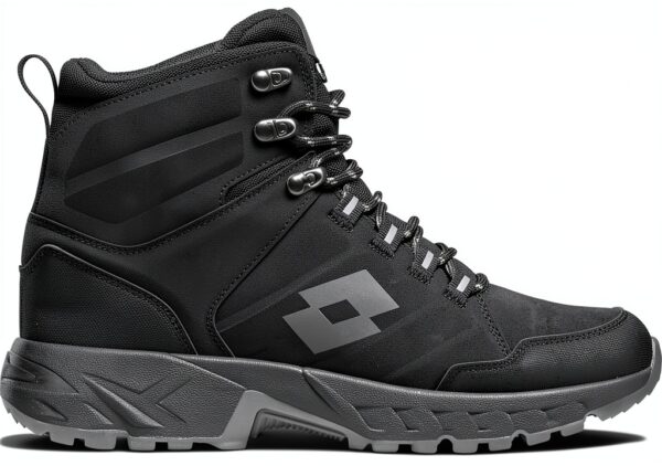 Lotto Winterboots Herren Warmfutter Schwarz Grau-0