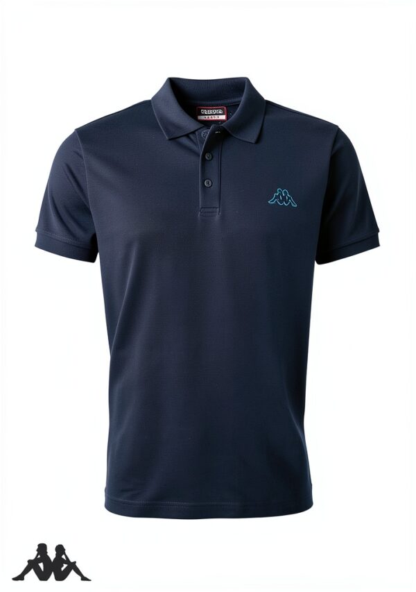 Kappa Herren Poloshirt 2er Set Blau Größe L-XXL – Baumwolle Pique-3