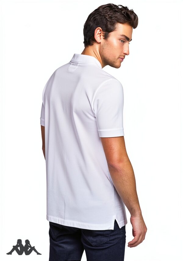 Kappa Herren Poloshirt 2er Set Basic Baumwolle Weiß L-5