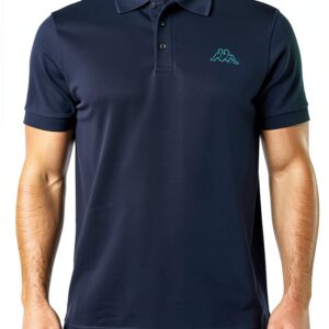 Kappa Herren Poloshirt 2er Set Blau Größe L-XXL – Baumwolle Pique-0