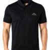 Kappa Herren Poloshirt 2er Set Baumwolle Fit – Weiß Blau Schwarz-1