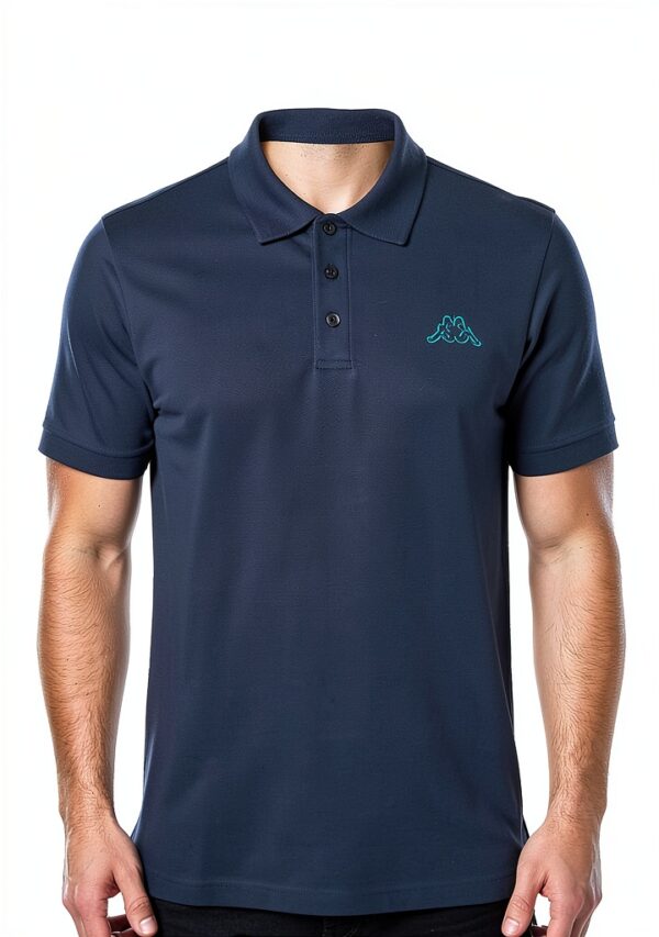 Kappa Herren Poloshirt 2er Set Blau Größe L-XXL – Baumwolle Pique-1
