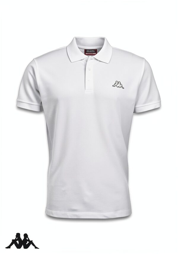 Kappa Herren Poloshirt 2er Set Basic Baumwolle Weiß L-4