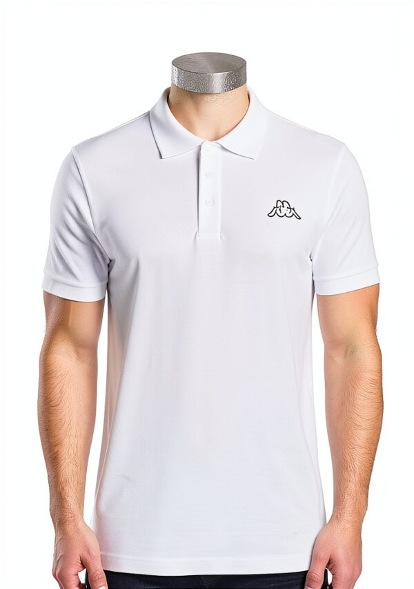 Kappa Herren Poloshirt 2er Set Basic Baumwolle Weiß L-1