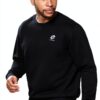 Lotto Herren Sweatshirt 80% Baumwolle Blau-0