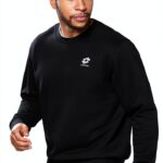 Lotto Herren Sweatshirt 80% Baumwolle Blau-0